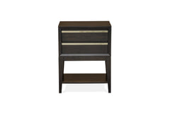 Magnussen Furniture Modern Geometry Open Nightstand in French Roast image