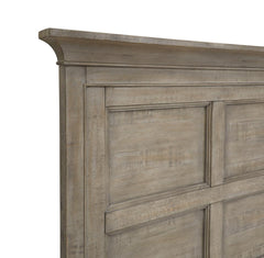 Magnussen Furniture Paxton Place King Panel Bed in Dovetail Grey