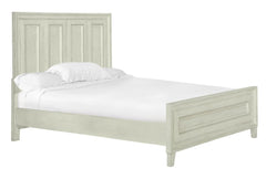 Magnussen Furniture Raelynn California King Panel Bed in Weathered White