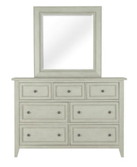 Magnussen Furniture Raelynn Mirror in Weathered White