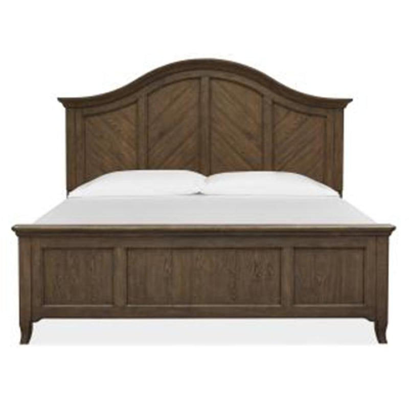 Magnussen Furniture Roxbury Manor Queen Panel Bed in Homestead Brown image