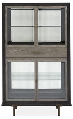 Magnussen Furniture Ryker Display Cabinet in Nocturn Black image