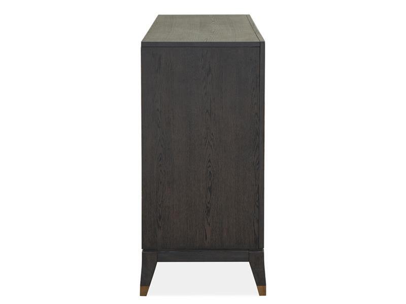 Magnussen Furniture Ryker Double Drawer Dresser in Nocturn Black/Coventry Grey