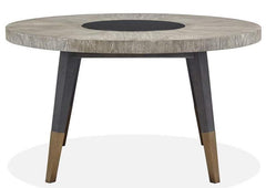 Magnussen Furniture Ryker  Round Dining Table in Nocturn Black image