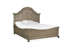 Magnussen Furniture Tinley Park Queen Shaped Panel Bed in Dove Tail Grey