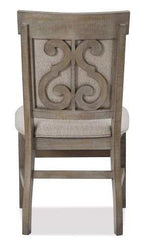 Magnussen Furniture Tinley Park Side Chair w/Upholstered Seat & Back in Dove Tail Grey (Set of 2)