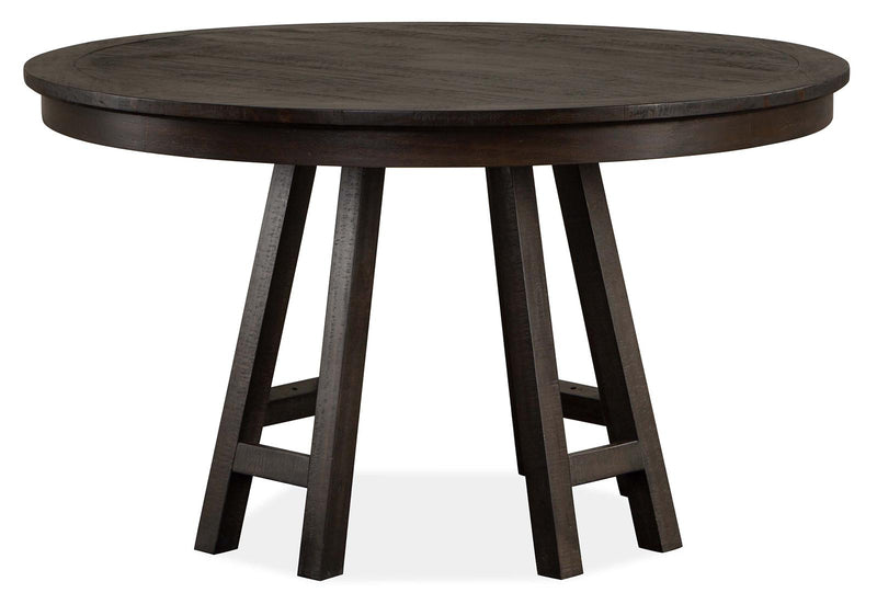 Magnussen Furniture Westley Falls 52" Round Dining Table in Graphite