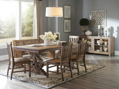 Magnussen Furniture Willoughby Rectangular Dining Table in Weathered Barley D4209-20