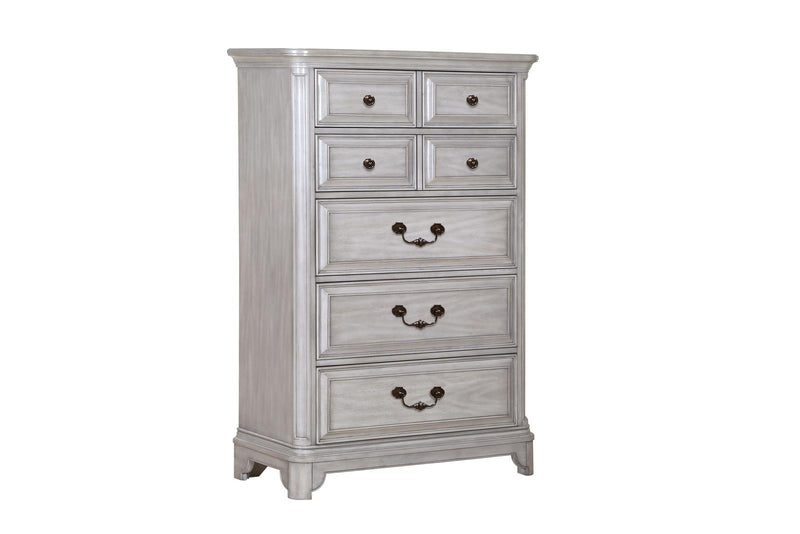 Magnussen Furniture Windsor Lane Drawer Chest in Weathered White image