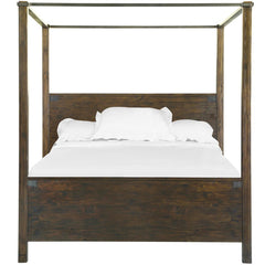 Magnussen Pine Hill Queen Canopy Bed in Rustic Pine image