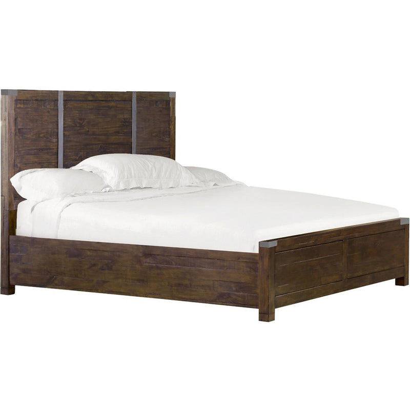 Magnussen Pine Hill Queen Panel Bed in Rustic Pine