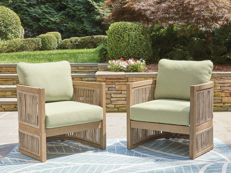 Serena Shores Outdoor Lounge Chair (Set of 2) - Sanctuary Home Furnishings (CA)*