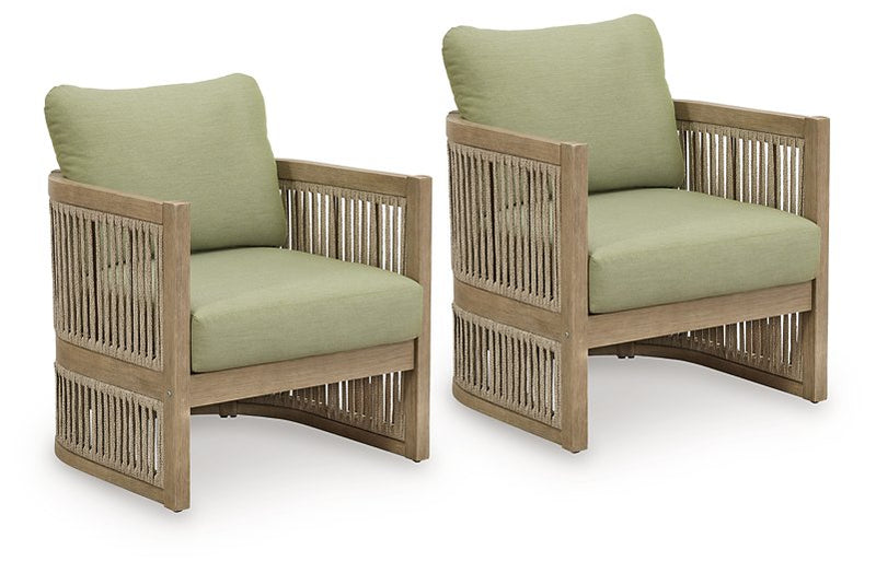 Serena Shores Outdoor Lounge Chair (Set of 2) - Sanctuary Home Furnishings (CA)*