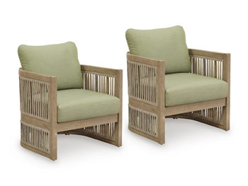Serena Shores Outdoor Lounge Chair (Set of 2) - Sanctuary Home Furnishings (CA)*