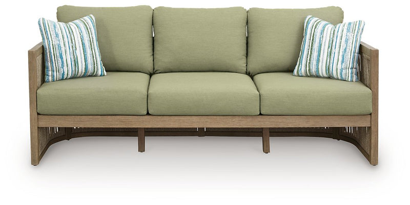 Serena Shores Outdoor Sofa with Cushion - Sanctuary Home Furnishings (CA)*