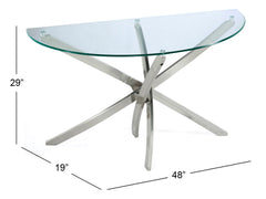 Zila Demilune Sofa Table