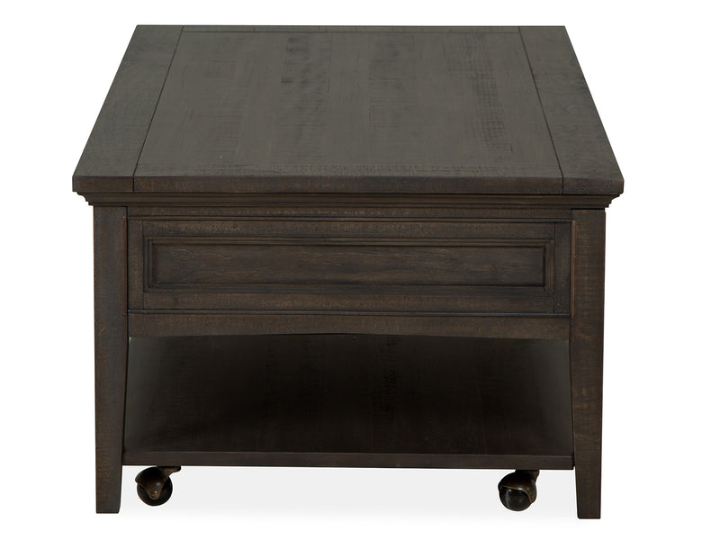 Westley Falls Rectangular Cocktail Table W/Casters