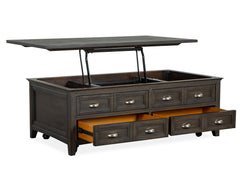Westley Falls Lift Top Storage Cocktail Table W/Casters