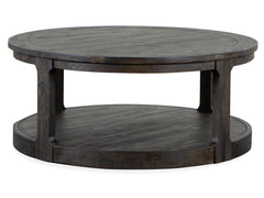 Boswell Round Cocktail Table W/Casters