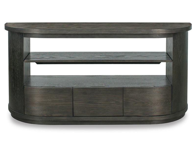 Bosley Dk. Brown Demilune Console - Sanctuary Home Furnishings (CA)*