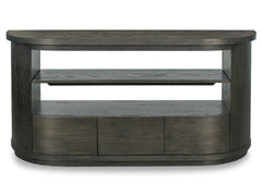 Bosley Dk. Brown Demilune Console - Sanctuary Home Furnishings (CA)*