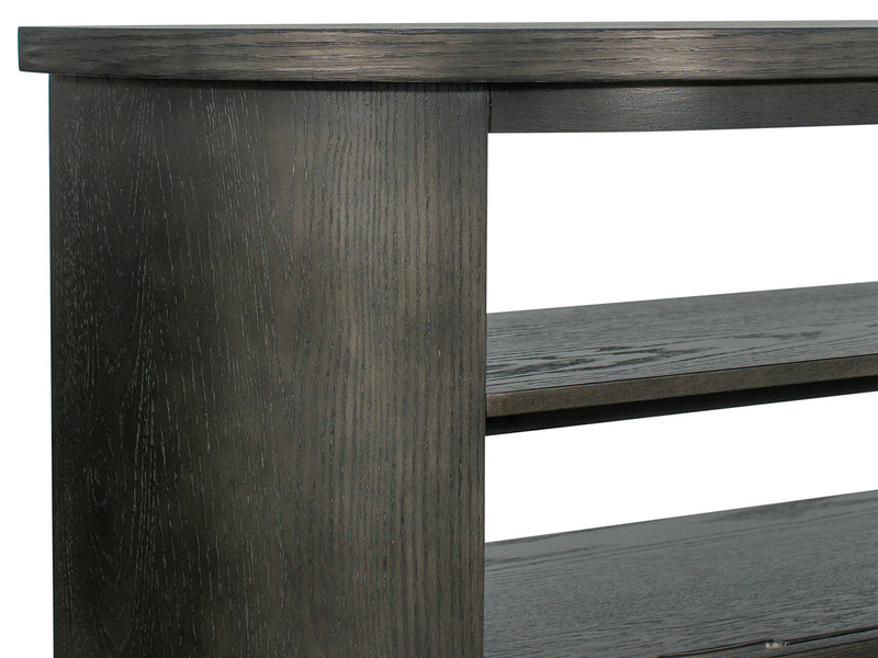 Bosley Dk. Brown Demilune Console - Sanctuary Home Furnishings (CA)*