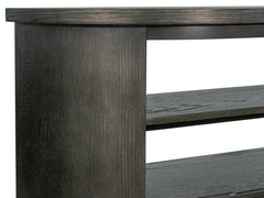 Bosley Dk. Brown Demilune Console - Sanctuary Home Furnishings (CA)*
