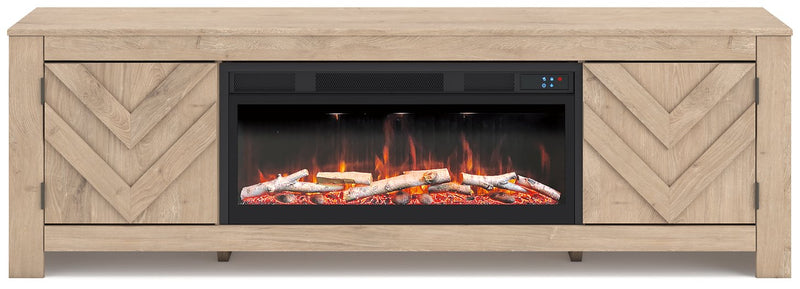 Cayboni 71" TV Stand with Electric Fireplace - Sanctuary Home Furnishings (CA)*