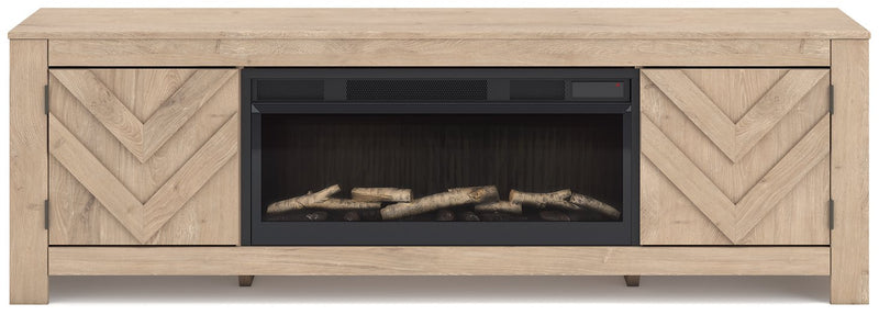 Cayboni 71" TV Stand with Electric Fireplace - Sanctuary Home Furnishings (CA)*