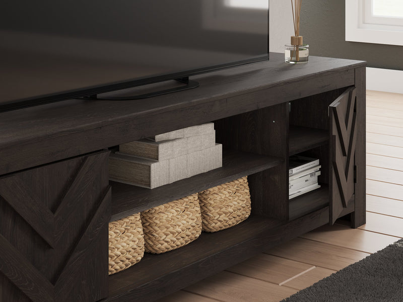 Cayboni 71" TV Stand with Electric Fireplace - Sanctuary Home Furnishings (CA)*