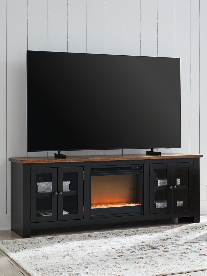 Wildenauer 76" TV Stand with Electric Fireplace - Sanctuary Home Furnishings (CA)*
