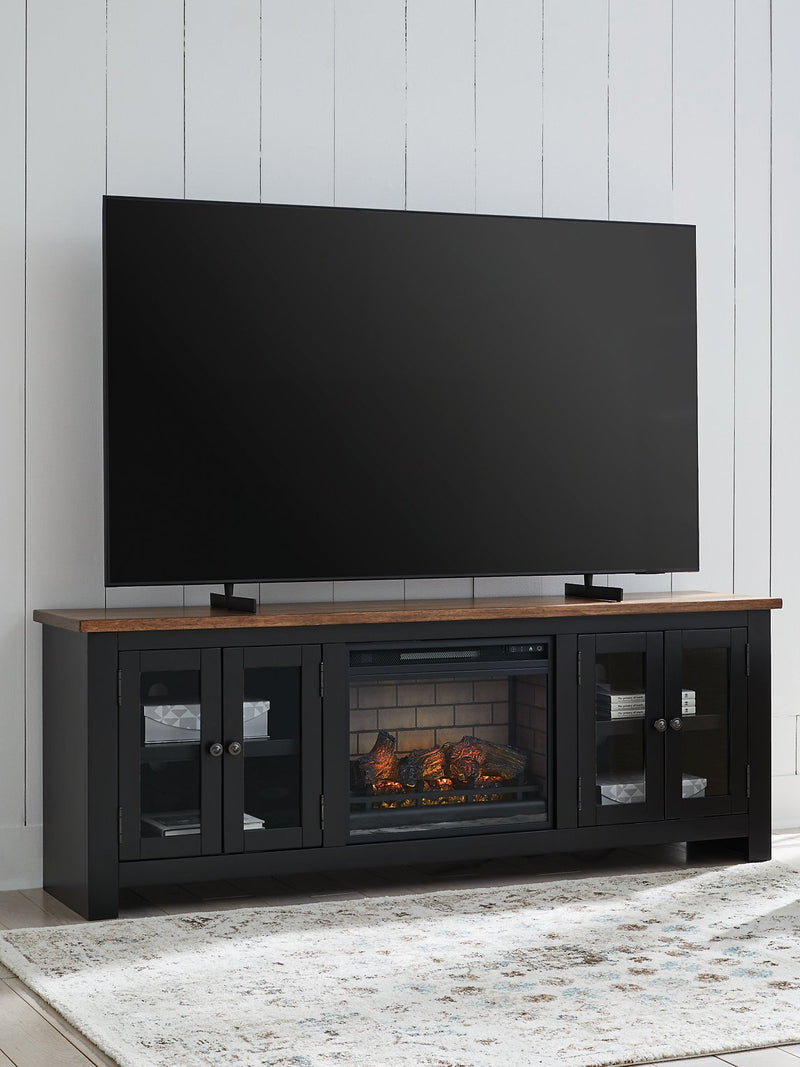 Wildenauer 76" TV Stand with Electric Fireplace - Sanctuary Home Furnishings (CA)*