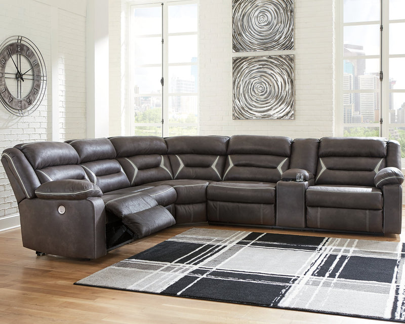 Kincord Signature Design by Ashley 4-Piece Power Reclining Sectional image