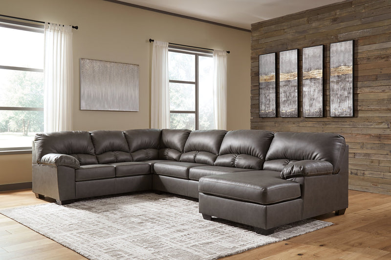 Aberton Benchcraft 3-Piece Sectional with Chaise image