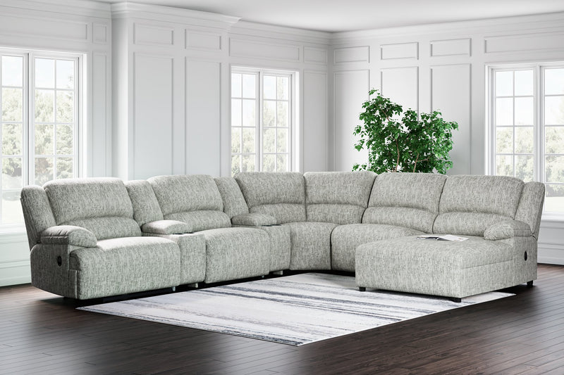 McClelland 7-Piece Reclining Sectional with Chaise image