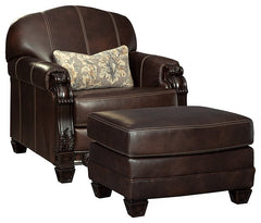 Embrook Signature Design 2-Piece Chair & Ottoman Set image