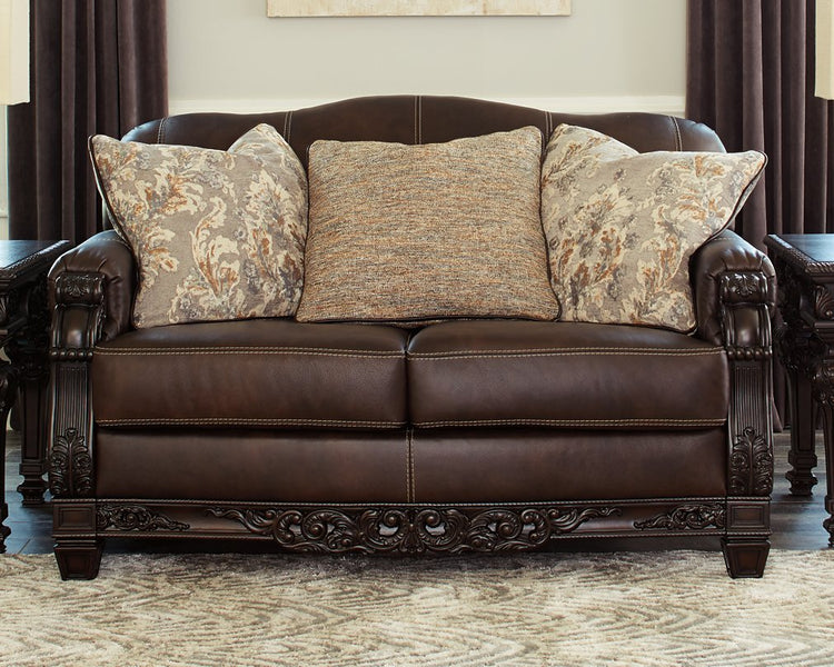 Embrook sofa loveseat chair and outlet ottoman