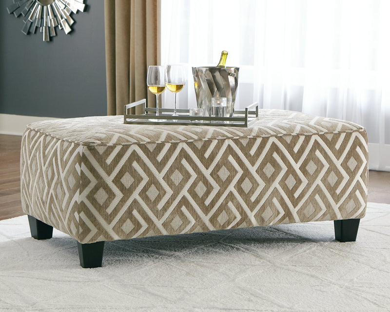 Dovemont Signature Design by Ashley Oversized Accent Ottoman image