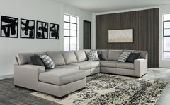 Marsing Nuvella Benchcraft 5-Piece Sectional with Chaise