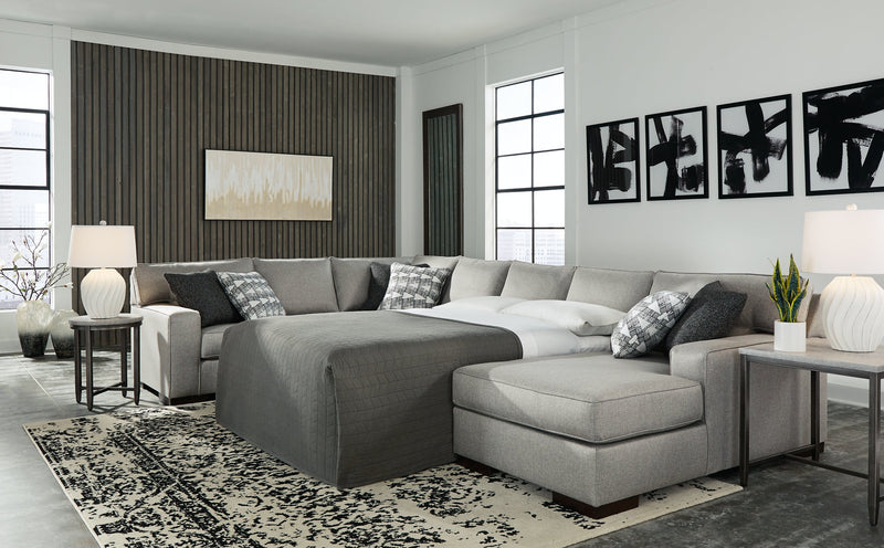 Marsing Nuvella Benchcraft 4-Piece Sleeper Sectional with Chaise