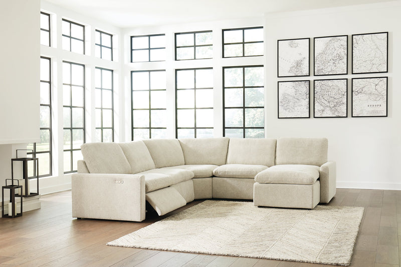 Hartsdale 5-Piece Right Arm Facing Reclining Sectional with Chaise image