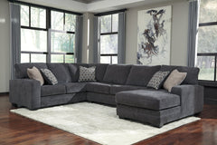 Tracling Benchcraft 3-Piece Sectional with Chaise image