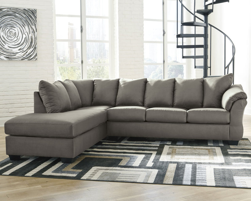 Darcy Signature Design by Ashley 2-Piece Sectional with Chaise