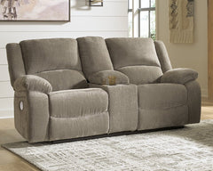 Draycoll Signature Design by Ashley DBL REC PWR Loveseat wConsole image