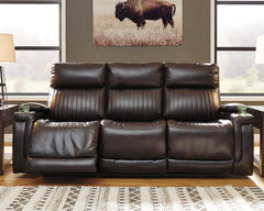 Team Time Signature Design by Ashley PWR REC Sofa with ADJ Headrest image