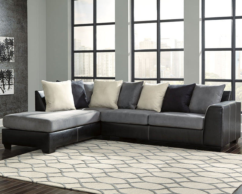 Jacurso Signature Design by Ashley 2-Piece Sectional with Chaise image