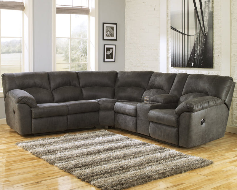 Tambo Signature Design by Ashley 2-Piece Reclining Sectional image