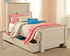 Willowton Signature Design by Ashley Bed with Storagfe Drawer image