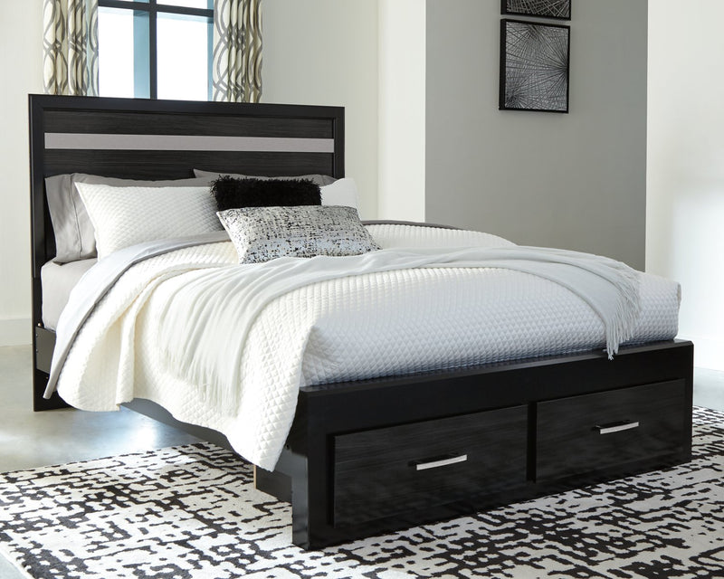 Starberry Signature Design by Ashley Bed with 2 Storage Drawers