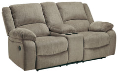 Draycoll - Dbl Rec Loveseat W/console image